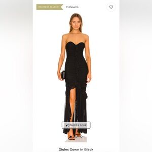 MAJORELLE Black Giules Gown XXS